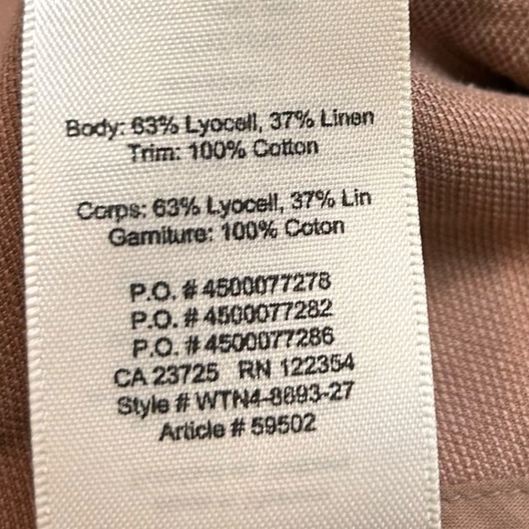 ARITIZIA Wilfred Brax Short Sleeve Wide Leg Jumpsuit- Size 6 - Picture 12 of 15